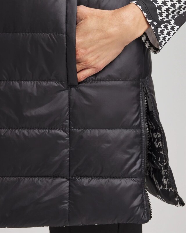 Zenergy Houndstooth Reversible Vest - image 4